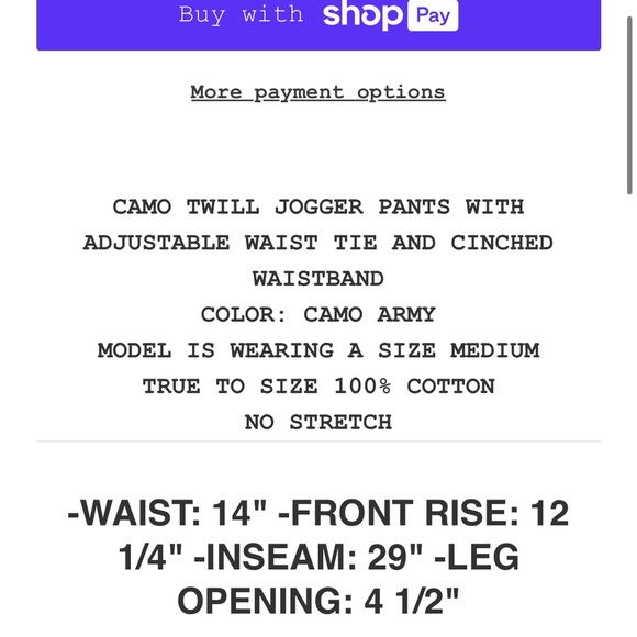 Incognito camo joggers - Picture 5 of 5